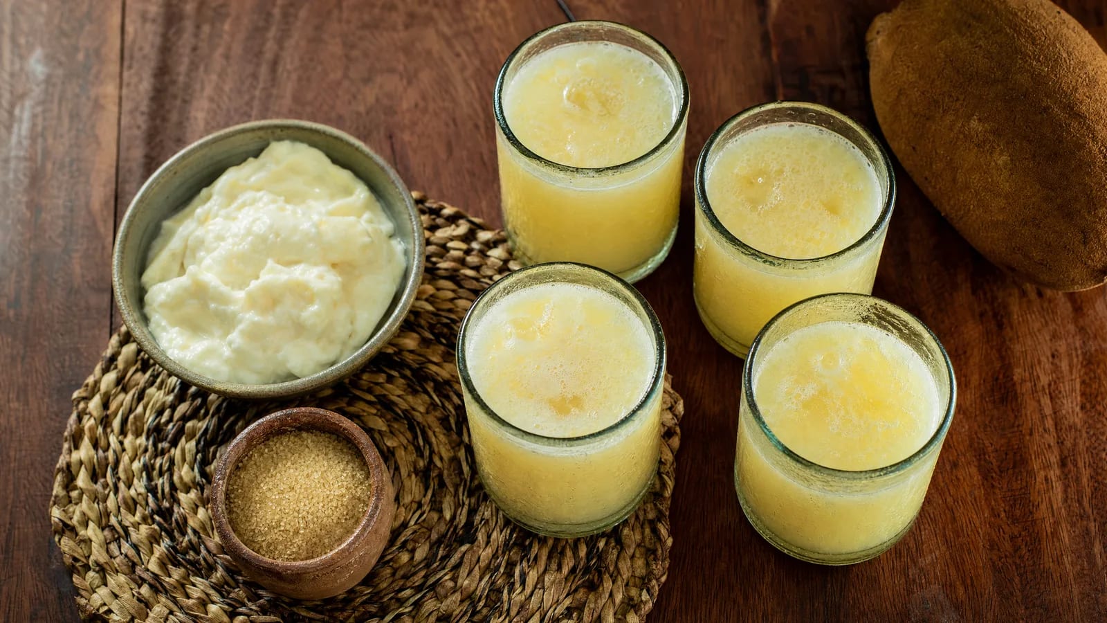 Suco de cupuaçu amazonense